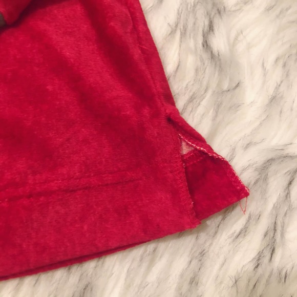 Ellen Degeneres Red & Gray Dog Christmas Embroidery Soft Pajama Shirt - Picture 5 of 9